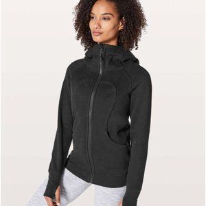 Scuba Hoodie *Light Cotton Fleece- Black